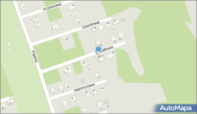 Skarżysko-Kamienna, Bazaltowa, 16, mapa Skarżysko-Kamienna