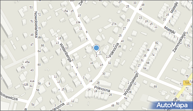 Skierniewice, Batalionów Chłopskich, 1, mapa Skierniewic