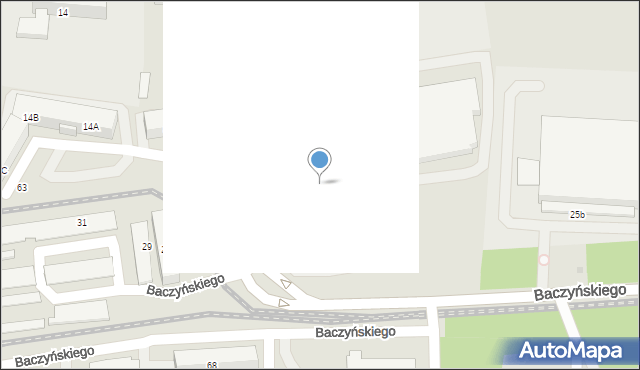 Sosnowiec, Baczyńskiego Krzysztofa Kamila, 25f, mapa Sosnowca