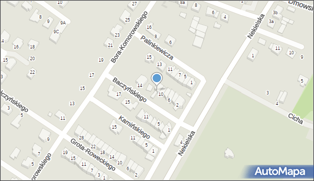 Środa Wielkopolska, Baczyńskiego Krzysztofa Kamila, 12, mapa Środa Wielkopolska