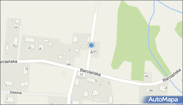 Srokowo, Barciańska, 16, mapa Srokowo