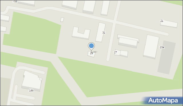 Starachowice, Batalionów Chłopskich, 29, mapa Starachowic