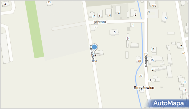 Strzyżewice, Balonowa, 22, mapa Strzyżewice