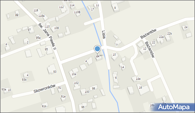 Studzienice, Bażantów, 4A, mapa Studzienice