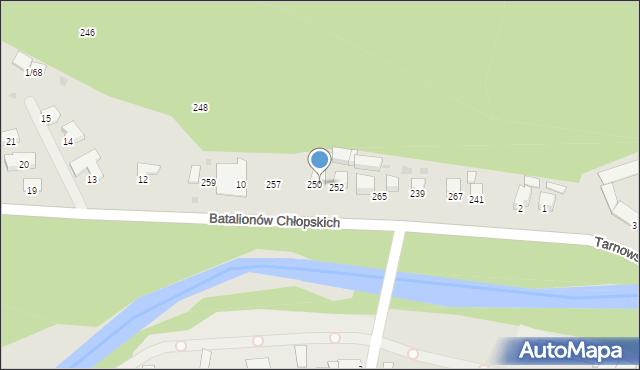 Sucha Beskidzka, Batalionów Chłopskich, 9, mapa Sucha Beskidzka