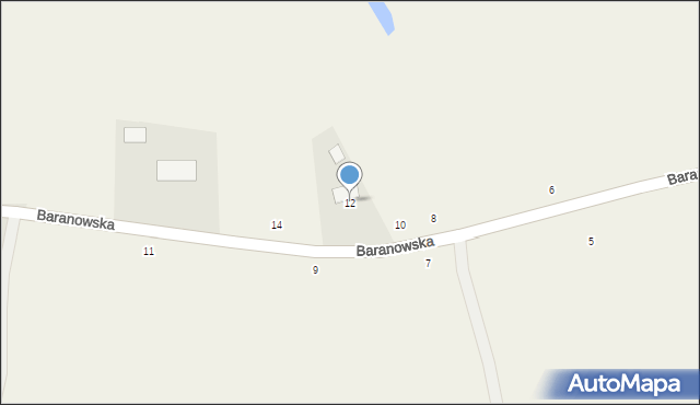 Suchorzów, Baranowska, 12, mapa Suchorzów