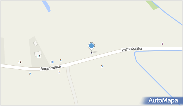 Suchorzów, Baranowska, 6, mapa Suchorzów