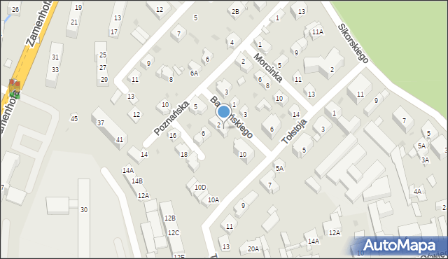Świdnica, Baczyńskiego Krzysztofa Kamila, 4, mapa Świdnicy