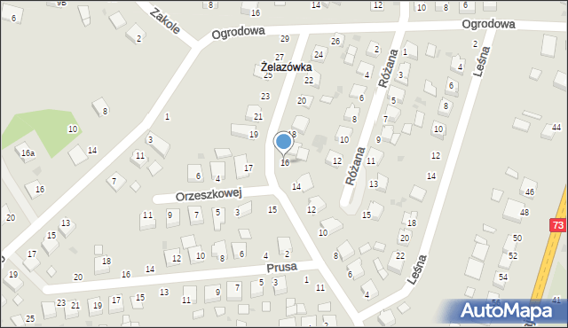 Szczucin, Batalionów Chłopskich, 16, mapa Szczucin