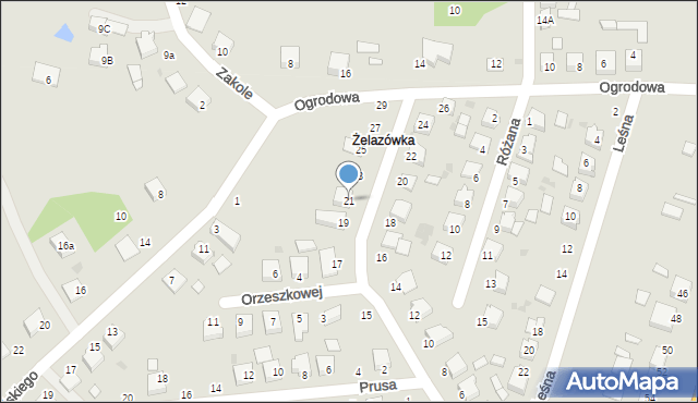 Szczucin, Batalionów Chłopskich, 21, mapa Szczucin