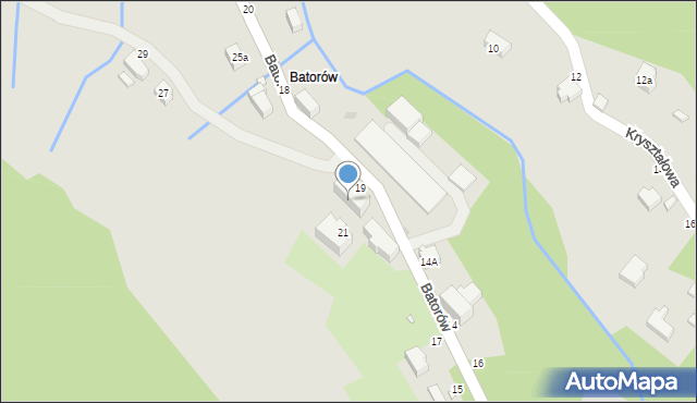 Szczytna, Batorów, 23, mapa Szczytna