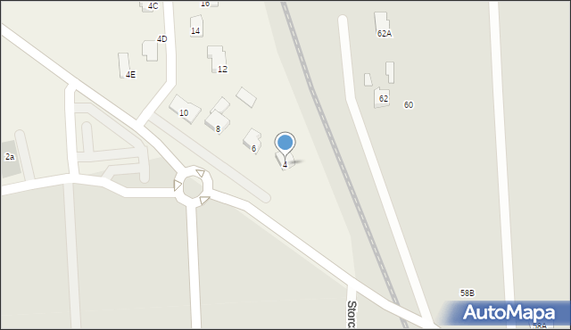 Szerominek, Baboszewska, 4, mapa Szerominek