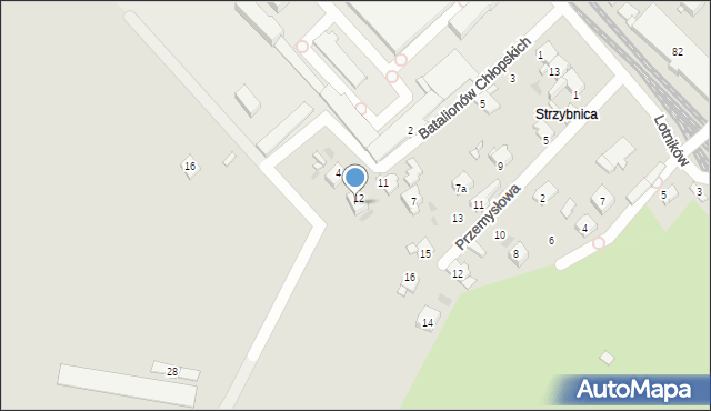 Tarnowskie Góry, Batalionów Chłopskich, 13, mapa Tarnowskie Góry