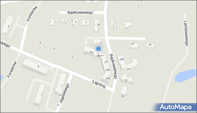 Tczew, Bądkowskiego Lecha, 15b, mapa Tczew