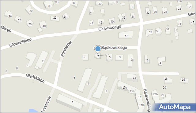 Tczew, Bądkowskiego Lecha, 7, mapa Tczew