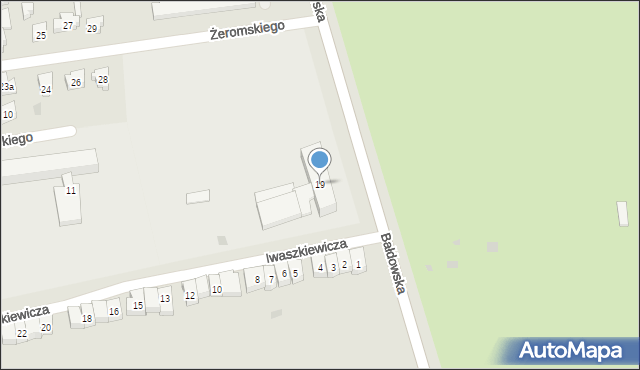 Tczew, Bałdowska, 19, mapa Tczew