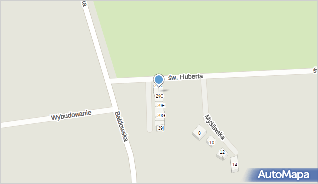 Tczew, Bałdowska, 29B, mapa Tczew