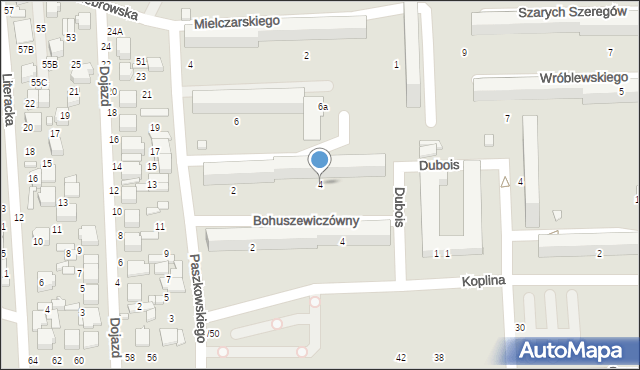 Tomaszów Mazowiecki, Bardowskiego Piotra, 4, mapa Tomaszów Mazowiecki