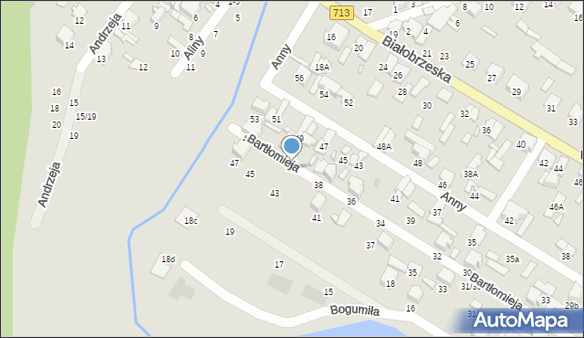Tomaszów Mazowiecki, Bartłomieja, 40, mapa Tomaszów Mazowiecki