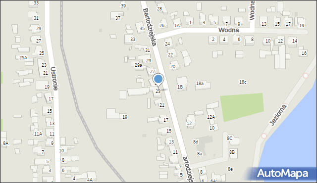 Wągrowiec, Bartodziejska, 23, mapa Wągrowiec