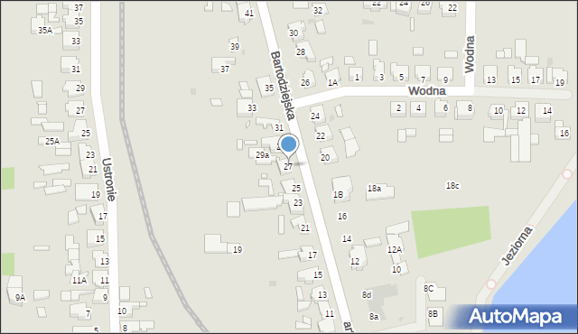 Wągrowiec, Bartodziejska, 27, mapa Wągrowiec