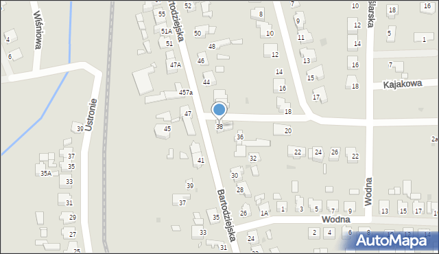 Wągrowiec, Bartodziejska, 38, mapa Wągrowiec