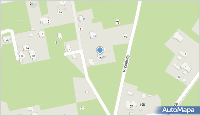 Warszawa, Barcewicza Stanisława, 15, mapa Warszawy