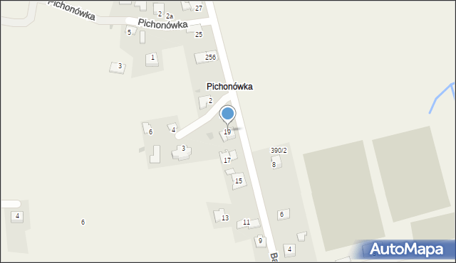 Wołowice, Bajeczna, 19, mapa Wołowice