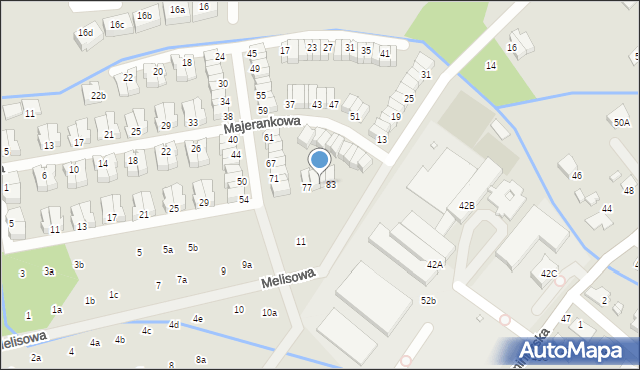 Wrocław, Bazyliowa, 81, mapa Wrocławia