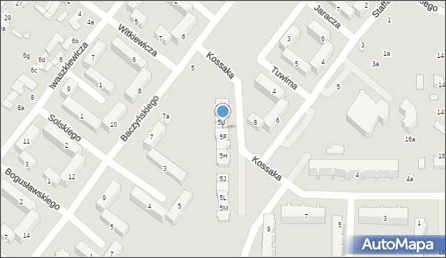 Zduńska Wola, Baczyńskiego Krzysztofa Kamila, 5E, mapa Zduńska Wola