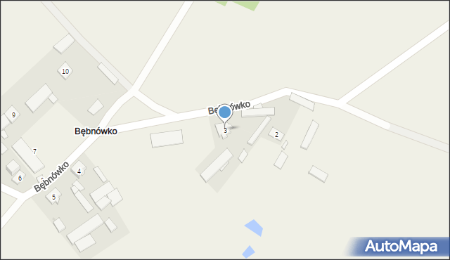 Bębnówko, Bębnówko, 3, mapa Bębnówko