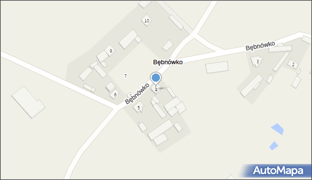 Bębnówko, Bębnówko, 4, mapa Bębnówko