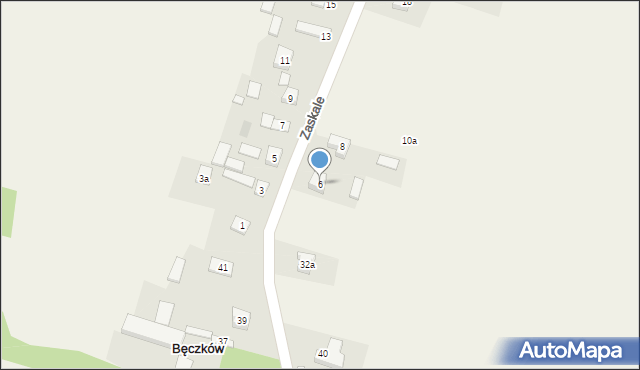 Bęczków, Bęczków, 30a, mapa Bęczków