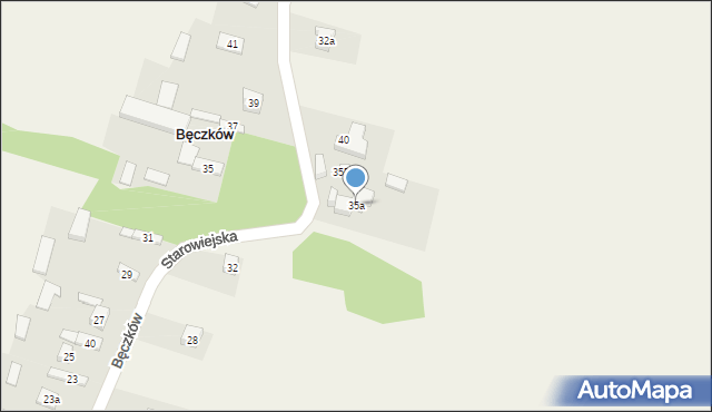 Bęczków, Bęczków, 35a, mapa Bęczków