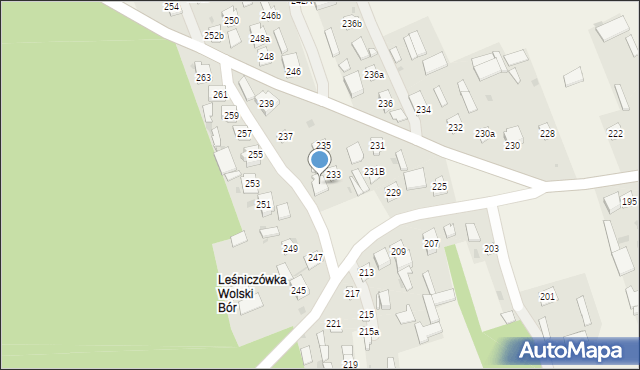 Bęczyn, Bęczyn, 243, mapa Bęczyn