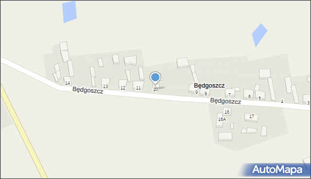 Będgoszcz, Będgoszcz, 10, mapa Będgoszcz