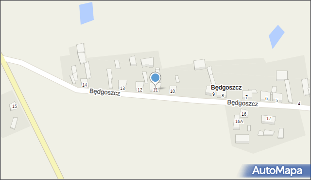 Będgoszcz, Będgoszcz, 11, mapa Będgoszcz