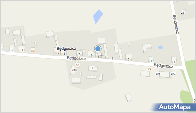 Będgoszcz, Będgoszcz, 5, mapa Będgoszcz