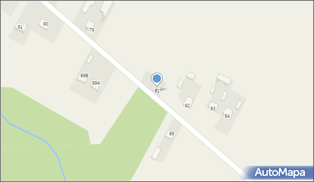 Bedlno Radzyńskie, Bedlno Radzyńskie, 81, mapa Bedlno Radzyńskie