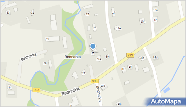 Bednarka, Bednarka, 27, mapa Bednarka