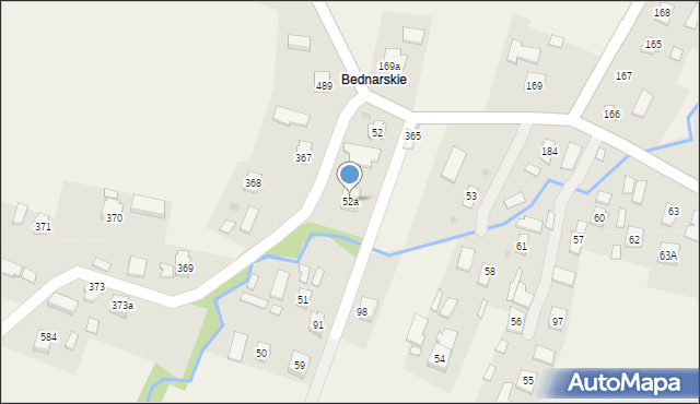 Bednarka, Bednarka, 52a, mapa Bednarka