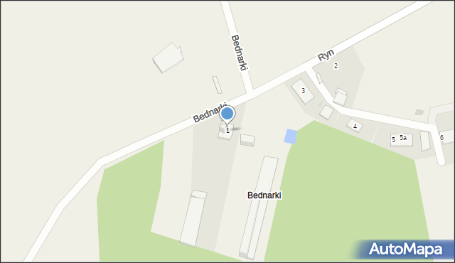 Bednarki, Bednarki, 1, mapa Bednarki