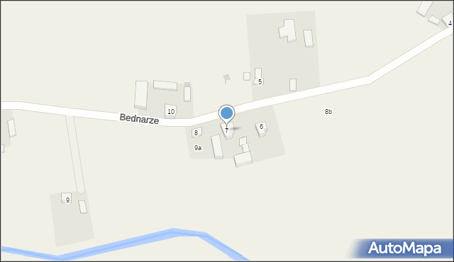 Bednarze, Bednarze, 7, mapa Bednarze