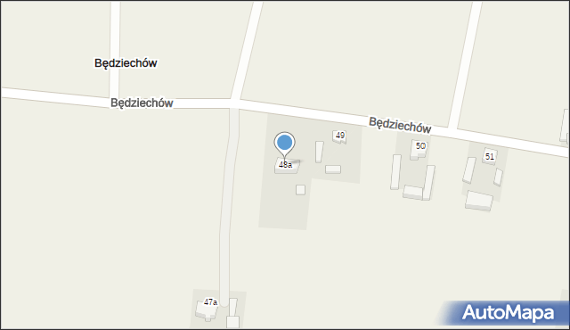 Będziechów, Będziechów, 48a, mapa Będziechów