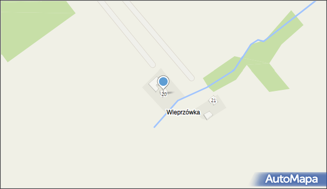 Będzienica, Będzienica, 20, mapa Będzienica