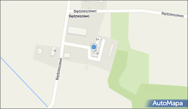 Będzieszewo, Będzieszewo, 5E, mapa Będzieszewo