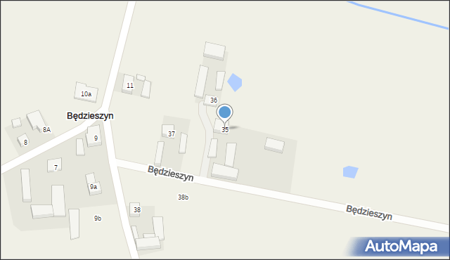 Będzieszyn, Będzieszyn, 35, mapa Będzieszyn