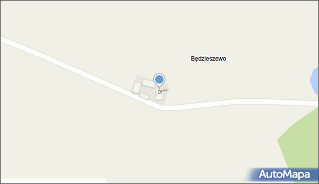 Będziszewo, Będziszewo, 16, mapa Będziszewo