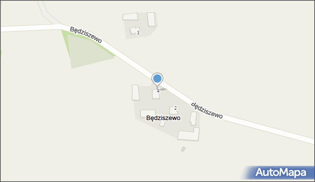 Będziszewo, Będziszewo, 4, mapa Będziszewo