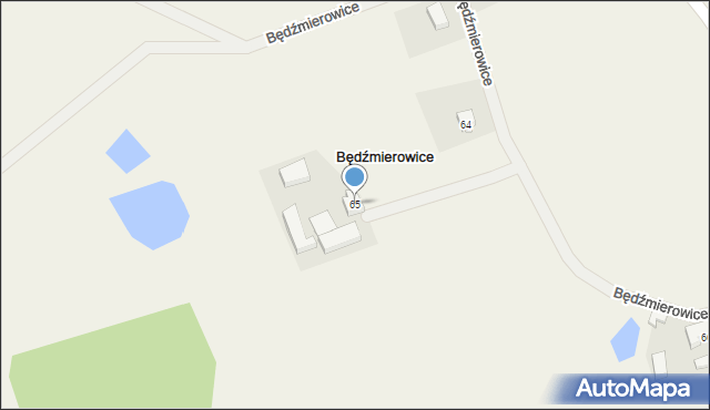 Będźmierowice, Będźmierowice, 65, mapa Będźmierowice